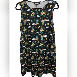 Dress Works St. Patrick's Day  Sleeveless Stretch Dress